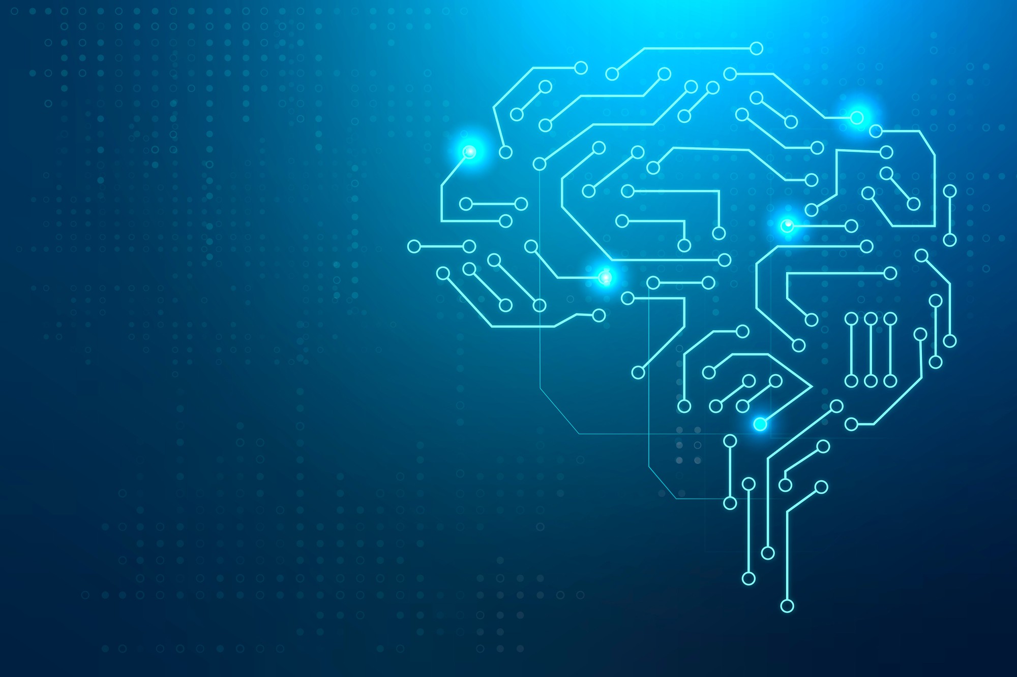 AI Brain Background